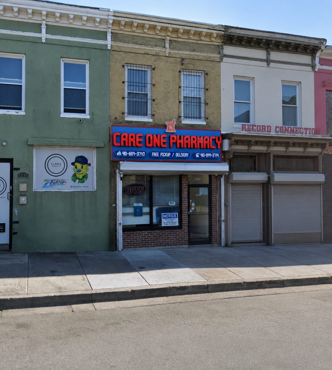 Care One Pharmacy Pennsylvania Ave. storefront